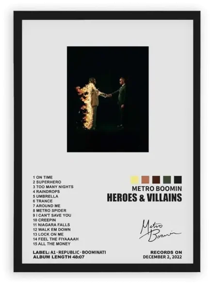 Metro Boomin 'Heroes & Villains' Frame