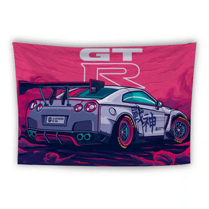 Nissan GTR 'Rising Sun Speedster' Flag