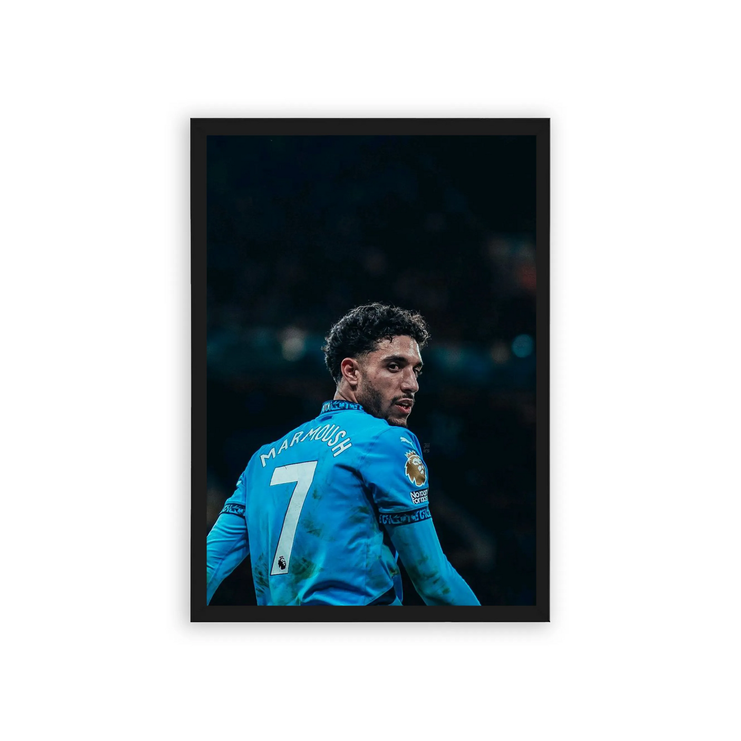 Omar Marmoush 'Egyptian Phenom' Framed Poster