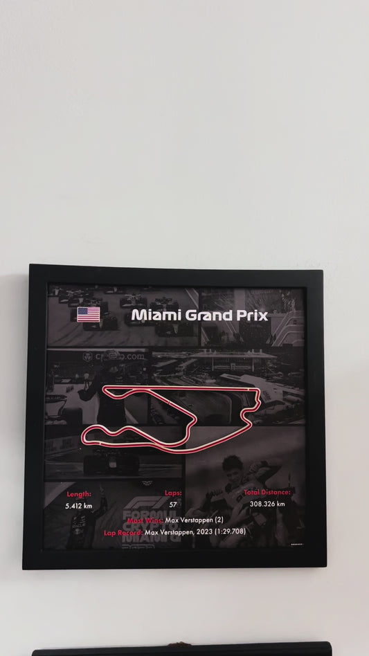 F1 Framed Track 'Miami'