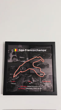 F1 Framed Track 'Spa-Francorchamps'