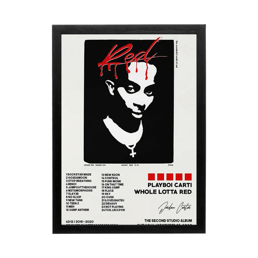 Playboi Carti 'Red' Frame
