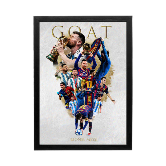Messi 'The GOAT Collage' Frame