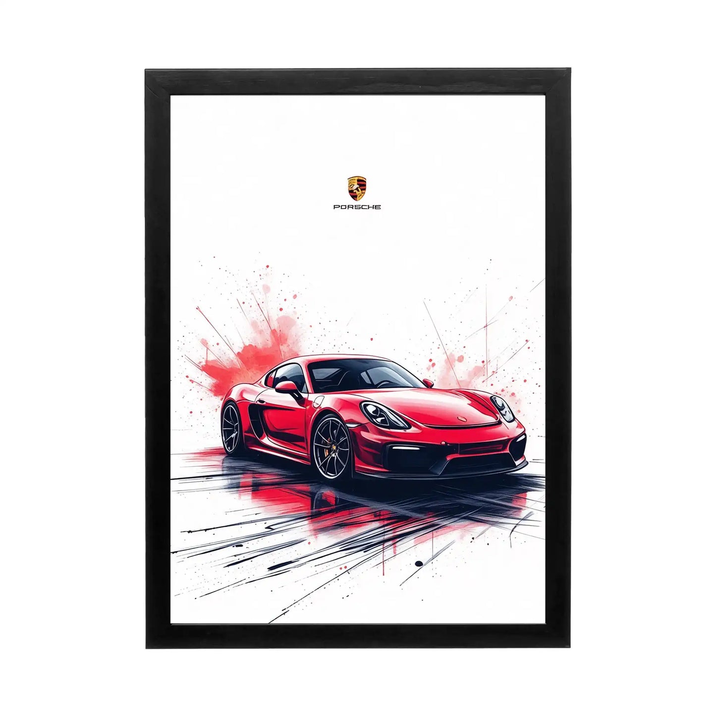 Porsche 718 Cayman 'Art in Motion' Frame