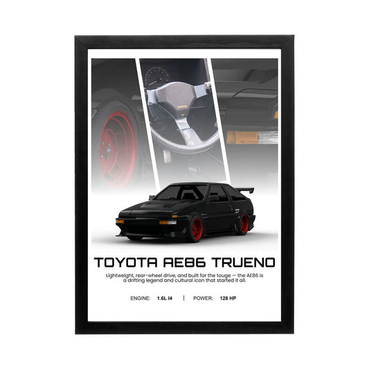 Toyota AE86 Truenos 'Drifting Legend' Frame