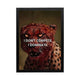 Fierce leopard wall art with bold text 'I DON'T COMPETE. I DOMINATE.' perfect for an inspiring office or home gym.