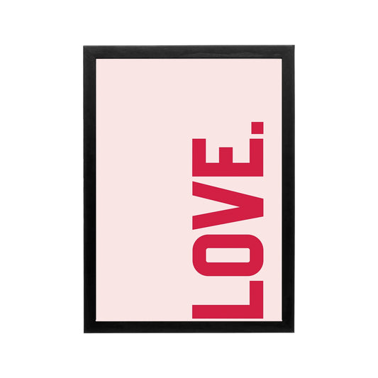 Pink and red Low Key typography poster in preppy Y2K style for bedroom, dorm, vanity, or workspace