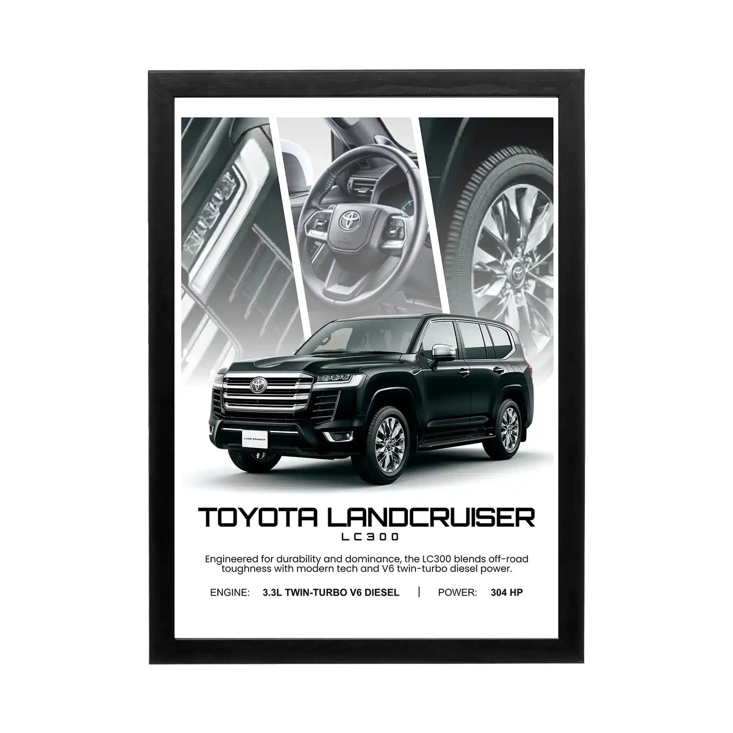 Toyota Land Cruiser LC300 'Ultimate Off-Road Dominance' Frame