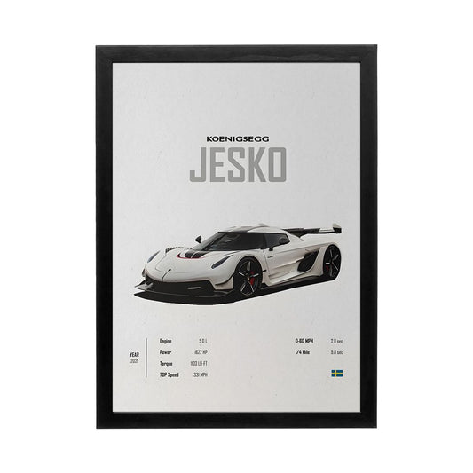 Cars 'Koenigsegg Jesko' Frame