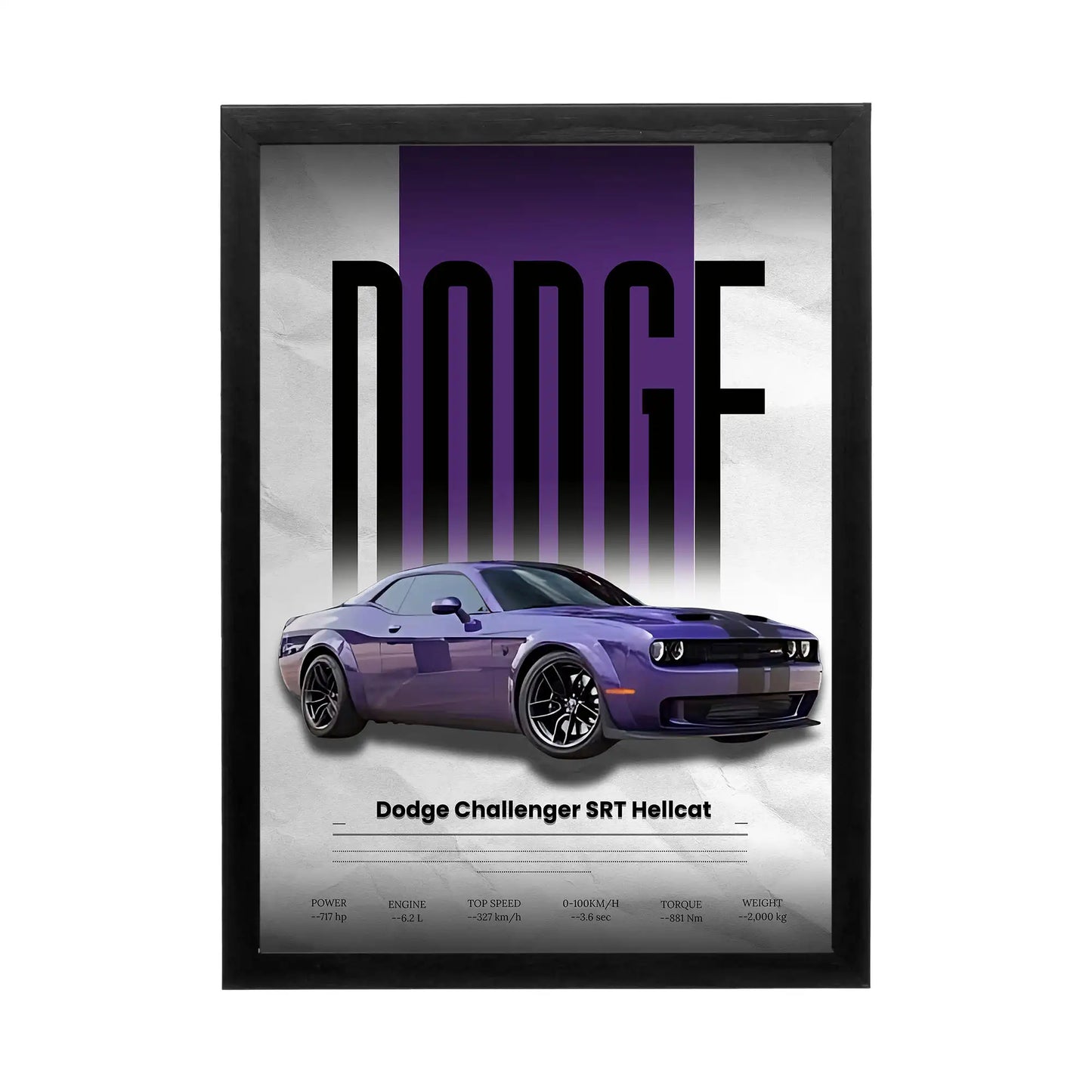 Dodge Challenger SRT Hellcat 'Muscle Legend' Frame
