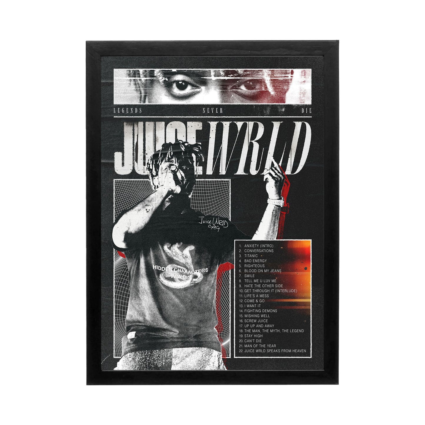 Juice WRLD 'Legends Never Die' Frame