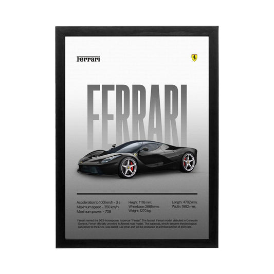 Cars 'Ferrari LaFerrari Design' Frame