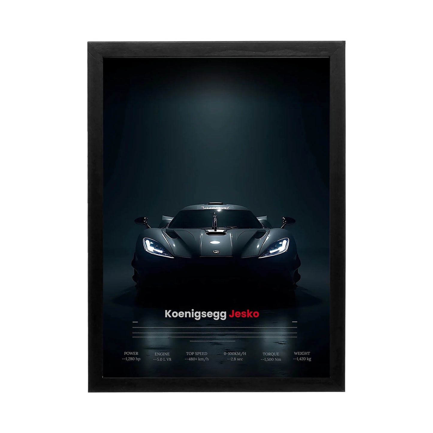 Koenigsegg Jesko 'Ultimate Performance Machine' Frame