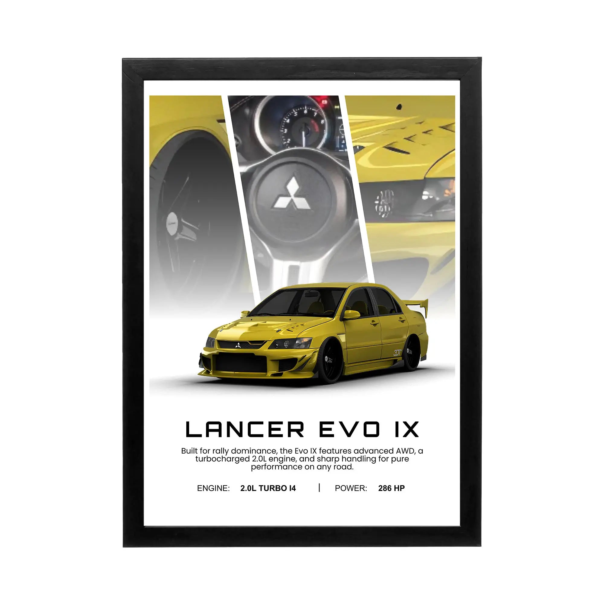 Mitsubishi Lancer Evo IX 'Rally Dominance' Frame| Spark Store