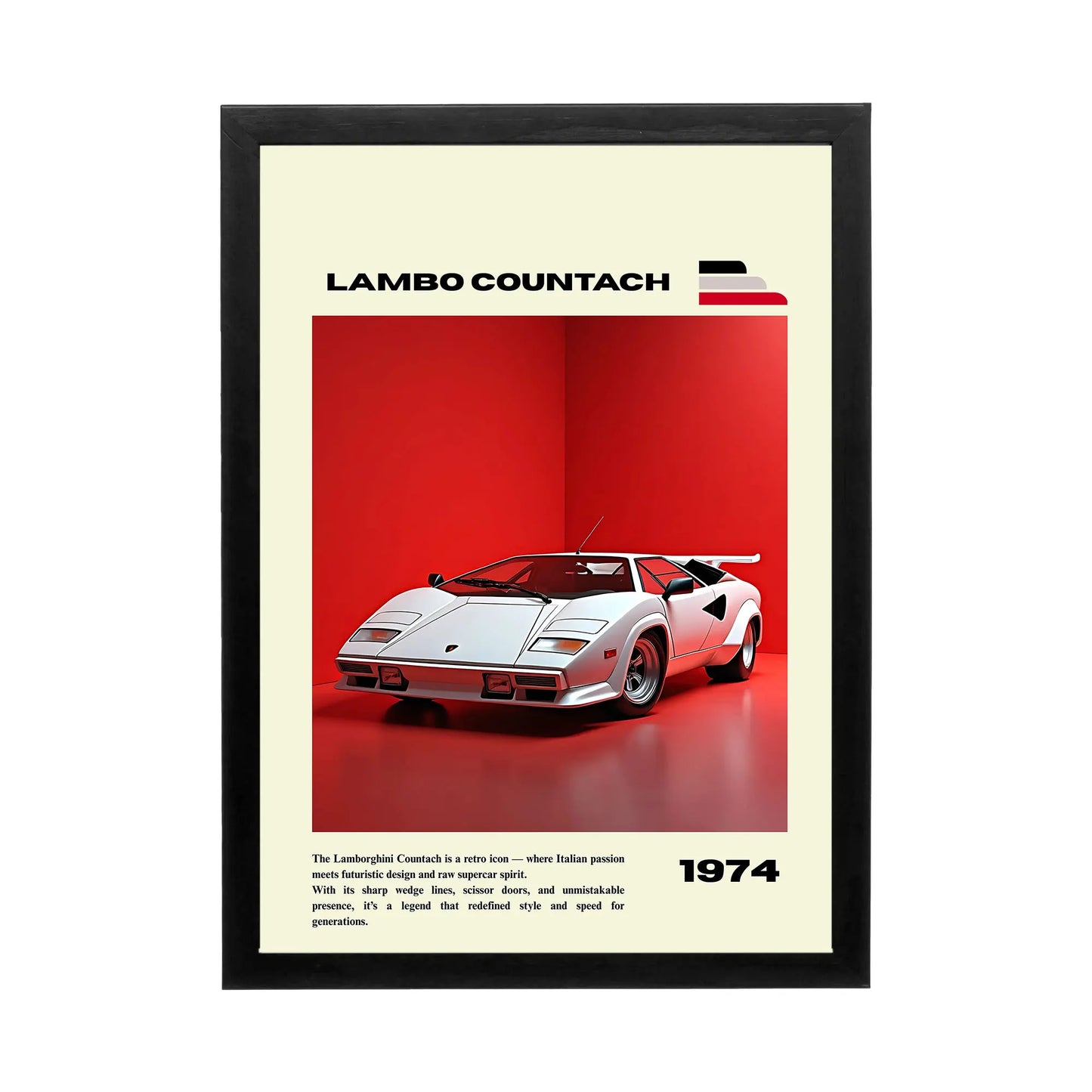 Lamborghini Countach 'Retro Icon' Frame