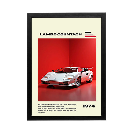 Lamborghini Countach 'Retro Icon' Frame