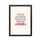Framed poster reading The Best Investment in cream, black serif text and pink accent, preppy Y2K wall art for dorm or bedroom