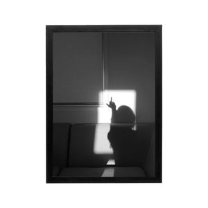 Monochrome 'Silent Gesture' Frame