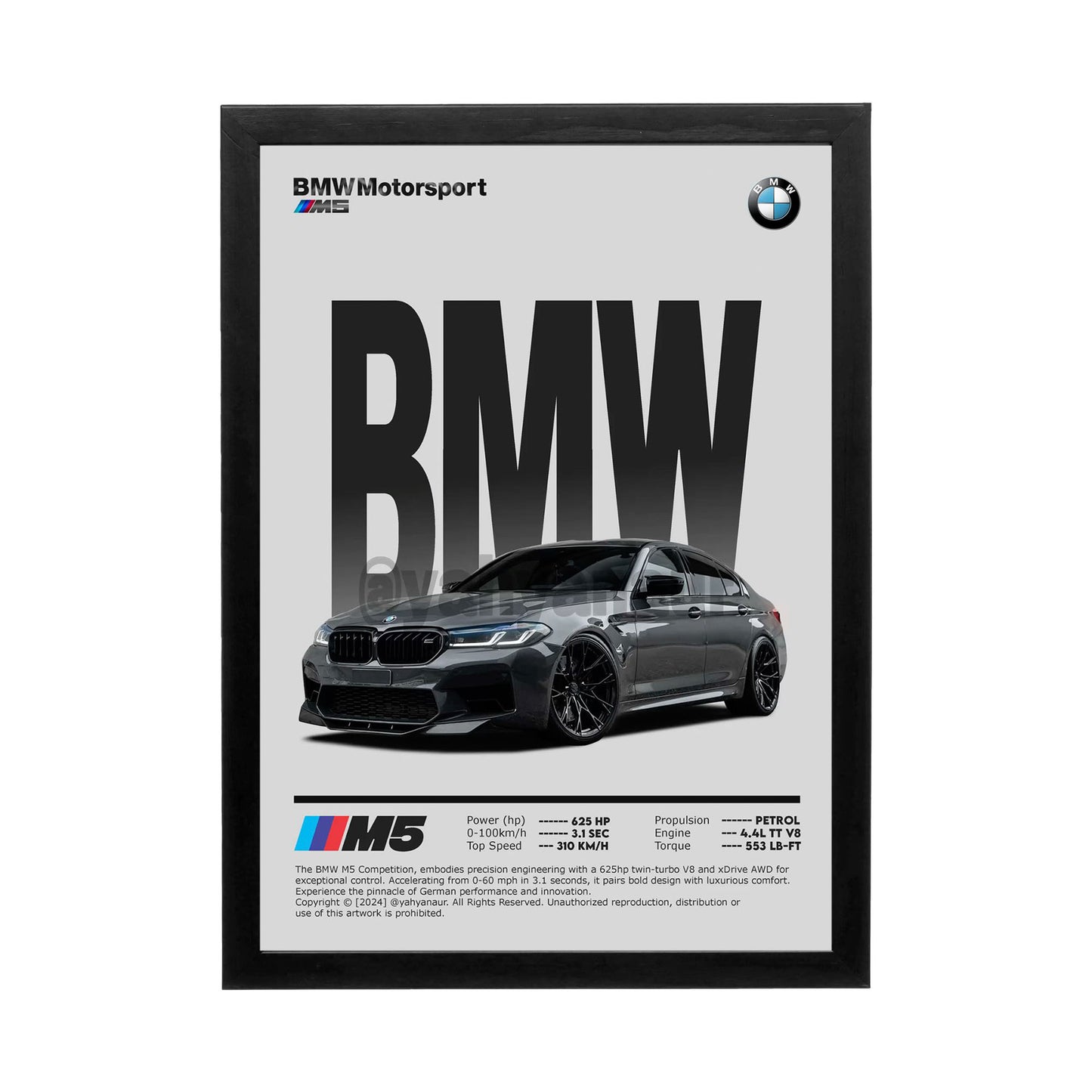 BMW 'M5 Competition Design' Frame