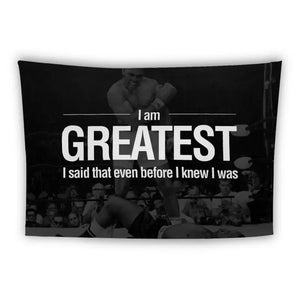 Muhammad Ali 'The Knockout Blow' Flag